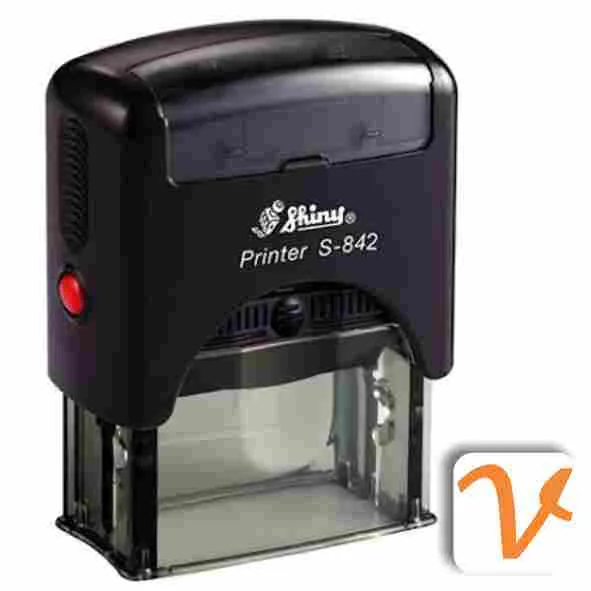 دستگاه مهر شاینی مستطیل shiny-s-842