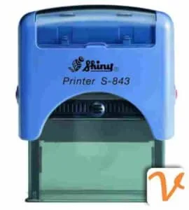 دستگاه مهر شاینی مستطیل shiny-s-843